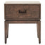 Esperance Living Dimaro Antique Grey One Drawer Side Table House of Isabella UK
