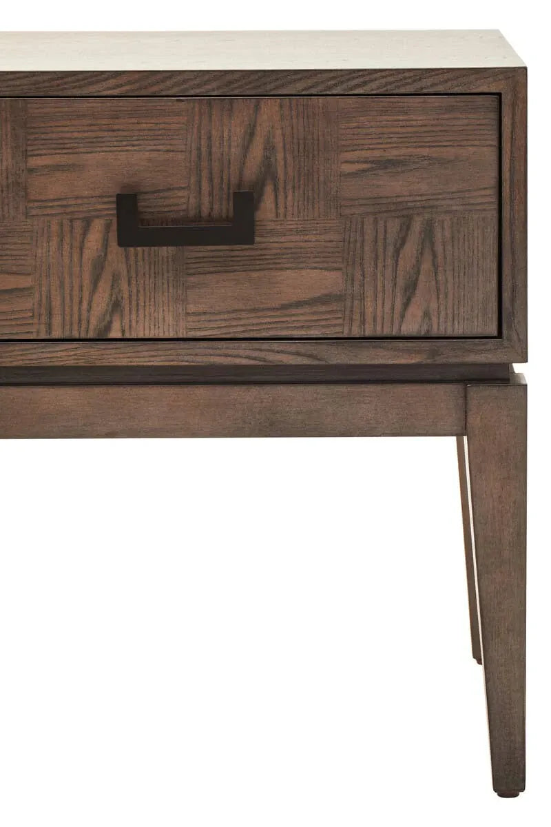 Esperance Living Dimaro Antique Grey One Drawer Side Table House of Isabella UK