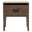 Esperance Living Dimaro Antique Grey One Drawer Side Table House of Isabella UK
