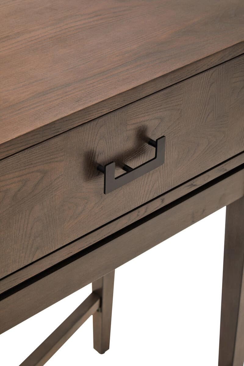 Esperance Living Dimaro Antique Grey Two Drawer Console Table House of Isabella UK