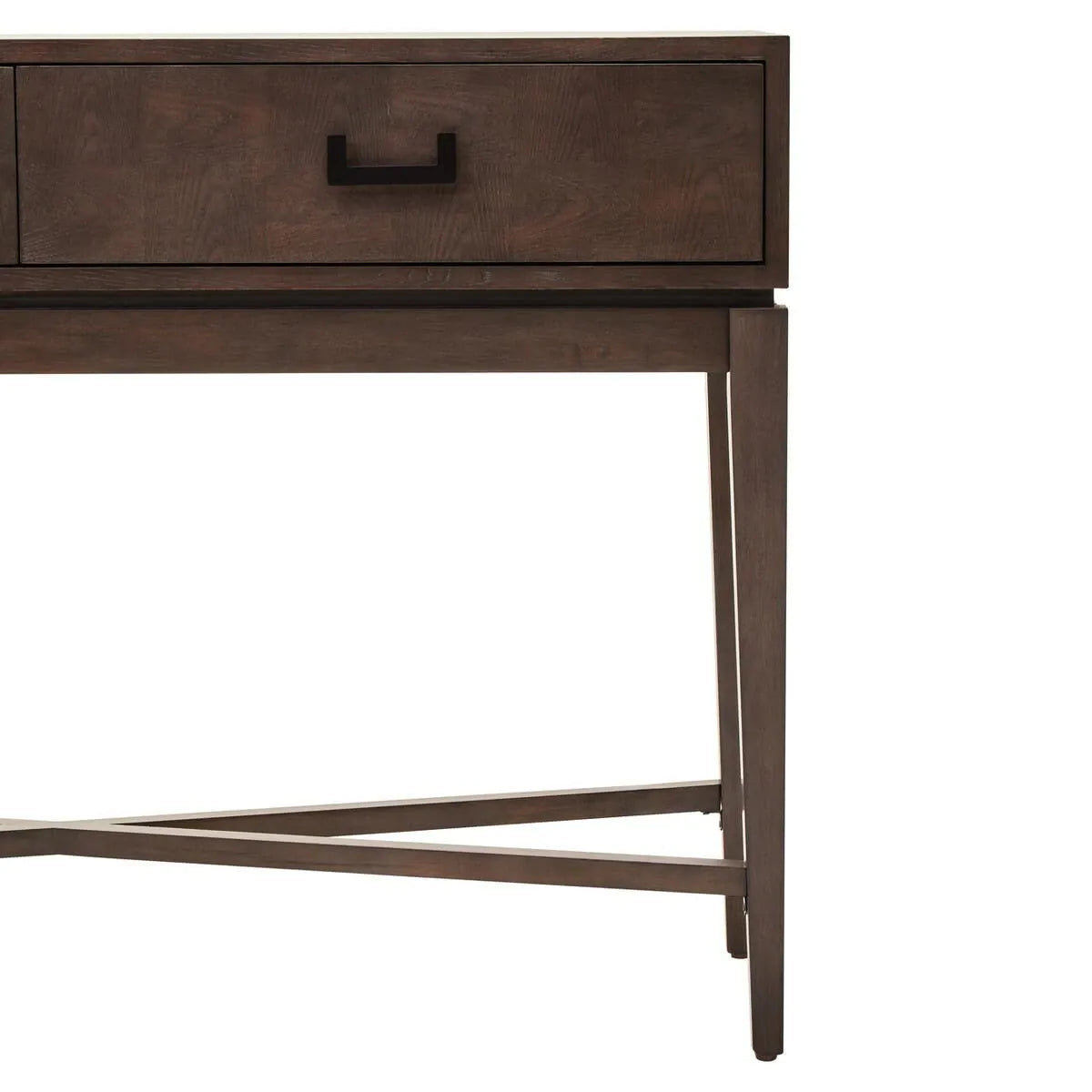 Esperance Living Dimaro Antique Grey Two Drawer Console Table House of Isabella UK