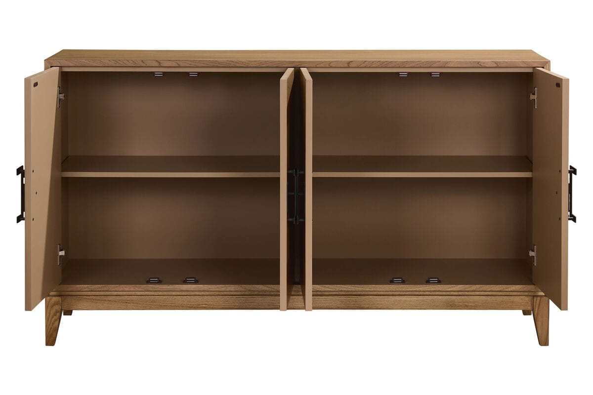 Esperance Living Dimaro Natural Four Door Sideboard House of Isabella UK