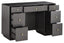 Esperance Living Dorsino Brown Grey Wood Veneer Seven Drawer Dressing Table House of Isabella UK