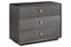Esperance Living Dorsino Brown Grey Wood Veneer Three Drawer Chest House of Isabella UK