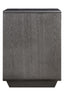 Esperance Living Dorsino Brown Grey Wood Veneer Two Drawer Bedside Table House of Isabella UK