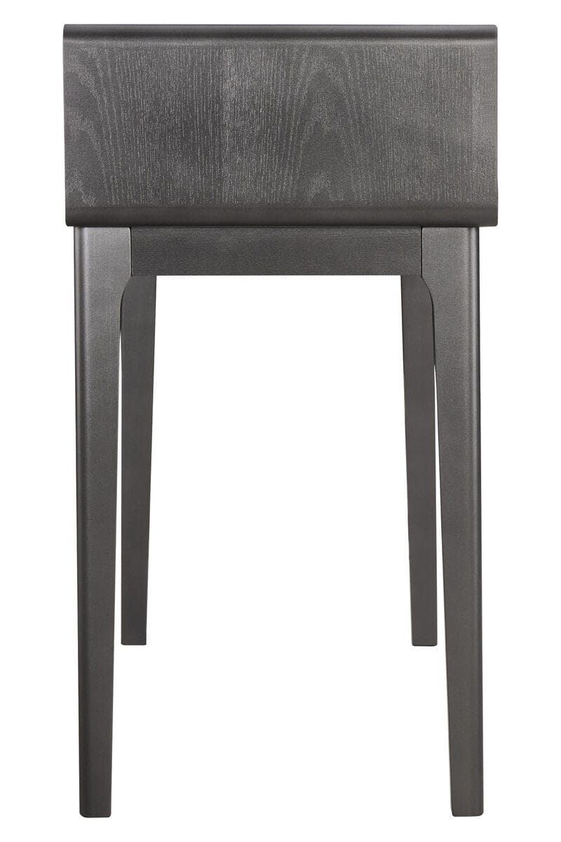 Esperance Living Dorsino Brown Grey Wood Veneer Two Drawer Dressing Table House of Isabella UK
