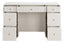Esperance Living Dorsino Ivory Wood Veneer Seven Drawer Dressing Table House of Isabella UK