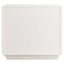 Esperance Living Dorsino Ivory Wood Veneer Two Drawer Bedside Table House of Isabella UK