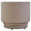 Esperance Living Drake Taupe Chenille Effect Curved Chair House of Isabella UK
