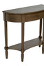 Esperance Living Heritage Dark Brown One Drawer Wooden Console Table House of Isabella UK