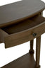 Esperance Living Heritage Dark Brown One Drawer Wooden Console Table House of Isabella UK