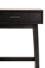 Esperance Living Heritage One Drawer Black Finish Wooden Side Table House of Isabella UK