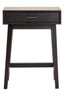 Esperance Living Heritage One Drawer Black Finish Wooden Side Table House of Isabella UK