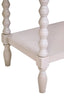 Esperance Living Heritage One Drawer Bobble Detail Grey Wooden Side Table House of Isabella UK