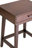 Esperance Living Heritage One Drawer Walnut Wood Finish Side Table House of Isabella UK