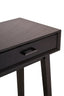 Esperance Living Heritage Two Drawer Black Finish Wooden Console Table House of Isabella UK
