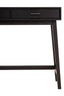 Esperance Living Heritage Two Drawer Black Finish Wooden Console Table House of Isabella UK