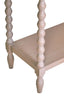 Esperance Living Heritage Two Drawer Bobble Detail Grey Wooden Console Table House of Isabella UK