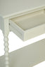 Esperance Living Heritage Two Drawer Bobble Detail Ivory Wooden Console Table House of Isabella UK