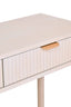 Esperance Living Heritage Two Drawer Reed Detail Taupe Wooden Console Table House of Isabella UK