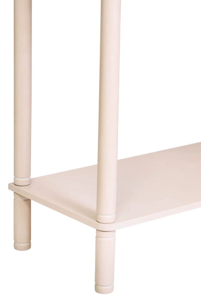 Esperance Living Heritage Two Drawer Reed Detail Taupe Wooden Console Table House of Isabella UK