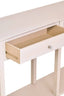 Esperance Living Heritage Two Drawer Taupe Wooden Console Table House of Isabella UK