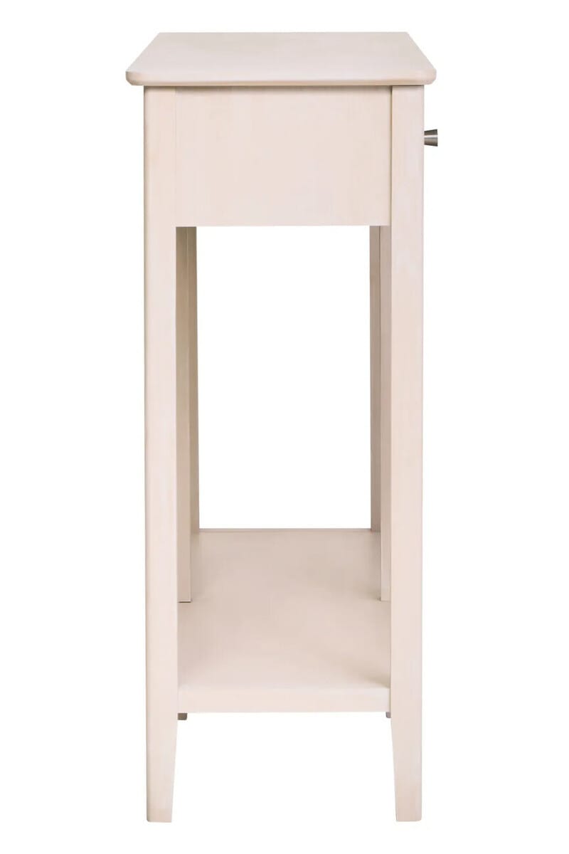 Esperance Living Heritage Two Drawer Taupe Wooden Console Table House of Isabella UK