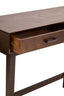 Esperance Living Heritage Two Drawer Walnut Finish Wood Console Table House of Isabella UK