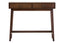 Esperance Living Heritage Two Drawer Walnut Finish Wood Console Table House of Isabella UK