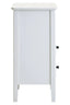 Esperance Living Heritage Two Drawer White Finish Wooden Side Table House of Isabella UK