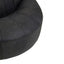 Esperance Living Hoxton Antique Black Leather Lounge Cocoon Chair House of Isabella UK