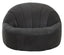 Esperance Living Hoxton Antique Black Leather Lounge Cocoon Chair House of Isabella UK