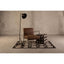 Esperance Living Hoxton Brown Leather Lounge Chair House of Isabella UK