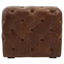 Esperance Living Hoxton Brown Leather Modern Chesterfield Modular Sofa Chair House of Isabella UK