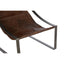 Esperance Living Hoxton Brown Leather Sling Chair House of Isabella UK