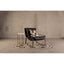 Esperance Living Hoxton Dark Brown Leather Lounge Chair House of Isabella UK