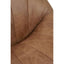 Esperance Living Hoxton Light Brown Leather Lounge Cocoon Chair House of Isabella UK
