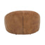 Esperance Living Hoxton Light Brown Leather Lounge Cocoon Chair House of Isabella UK
