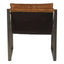 Esperance Living Hoxton Light Brown Leather Sling Chair House of Isabella UK
