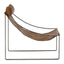Esperance Living Hoxton Light Brown Leather Sling Chair House of Isabella UK