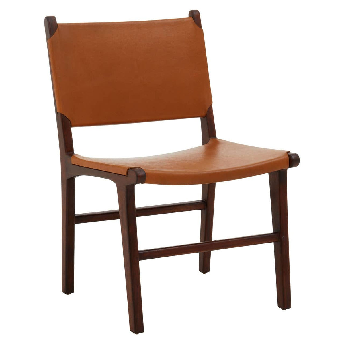 Esperance Living Inca Antique Brown Leather Chair House of Isabella UK