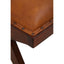 Esperance Living Inca Tan Leather Bench House of Isabella UK