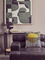 Esperance Living King Antique Black Left Arm Leather Modular Chaise Sofa House of Isabella UK