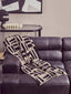 Esperance Living King Antique Black Left Arm Leather Modular Chaise Sofa House of Isabella UK