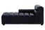 Esperance Living King Antique Black Left Arm Leather Modular Chaise Sofa House of Isabella UK