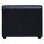 Esperance Living King Antique Black Right Arm Leather Modular Chaise Sofa House of Isabella UK