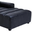 Esperance Living King Antique Black Right Arm Leather Modular Chaise Sofa House of Isabella UK