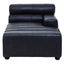 Esperance Living King Antique Black Right Arm Leather Modular Chaise Sofa House of Isabella UK