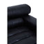 Esperance Living King Antique Black Right Arm Leather Modular Chaise Sofa House of Isabella UK
