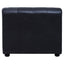 Esperance Living King Armless Antique Black Leather Modular Sofa Chair House of Isabella UK